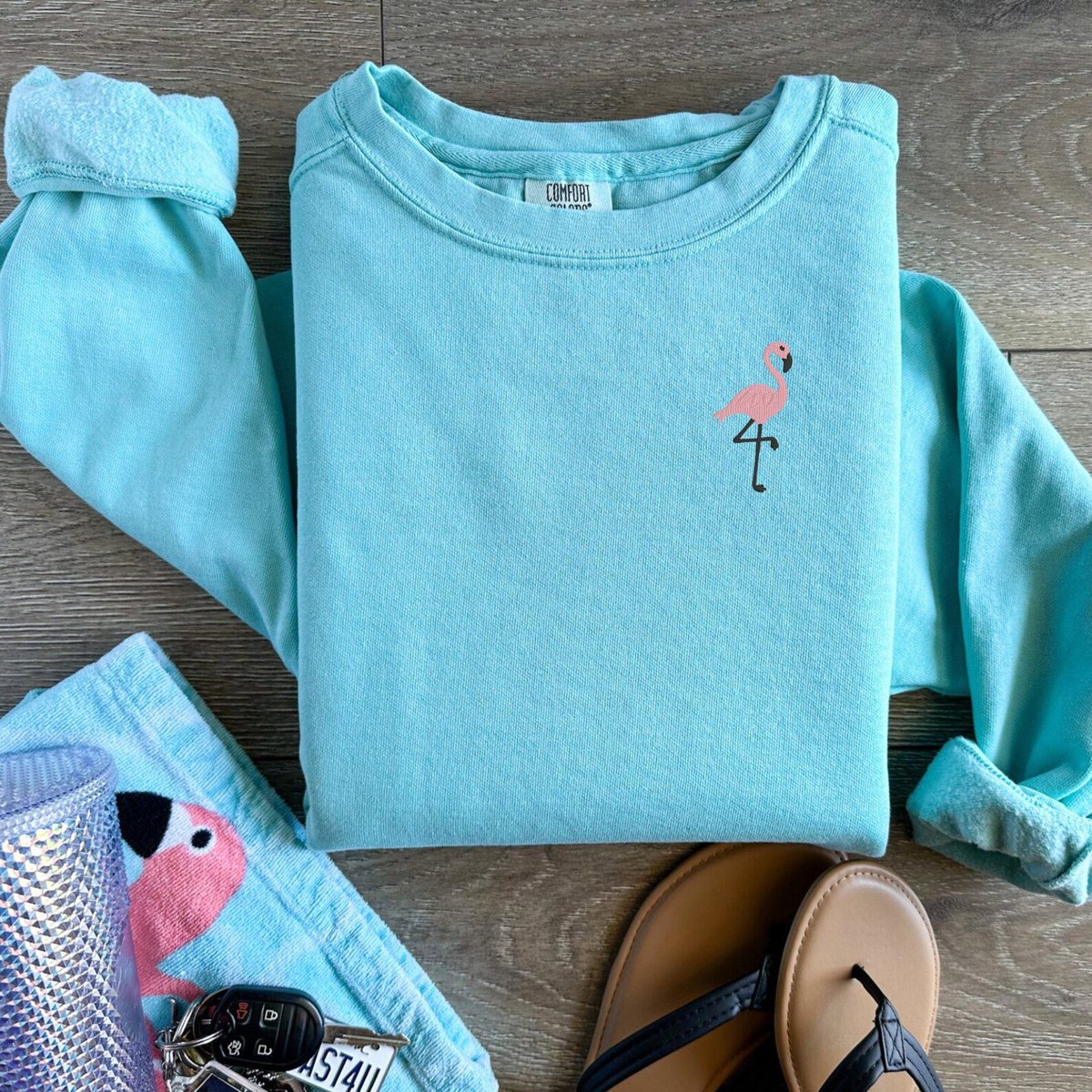 Pink Flamingo Sweatshirt