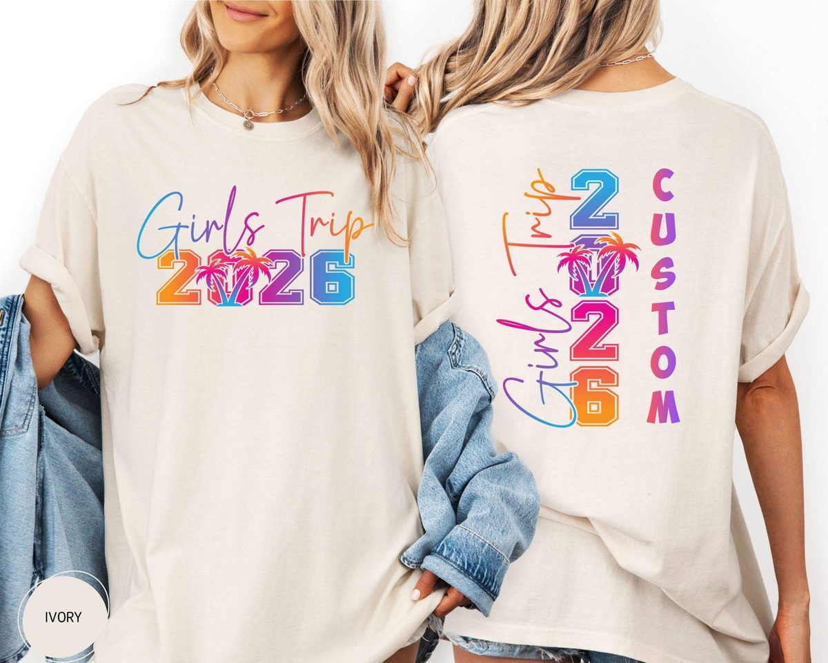 Comfort Colors® Custom Girls Trip 2026 Shirt