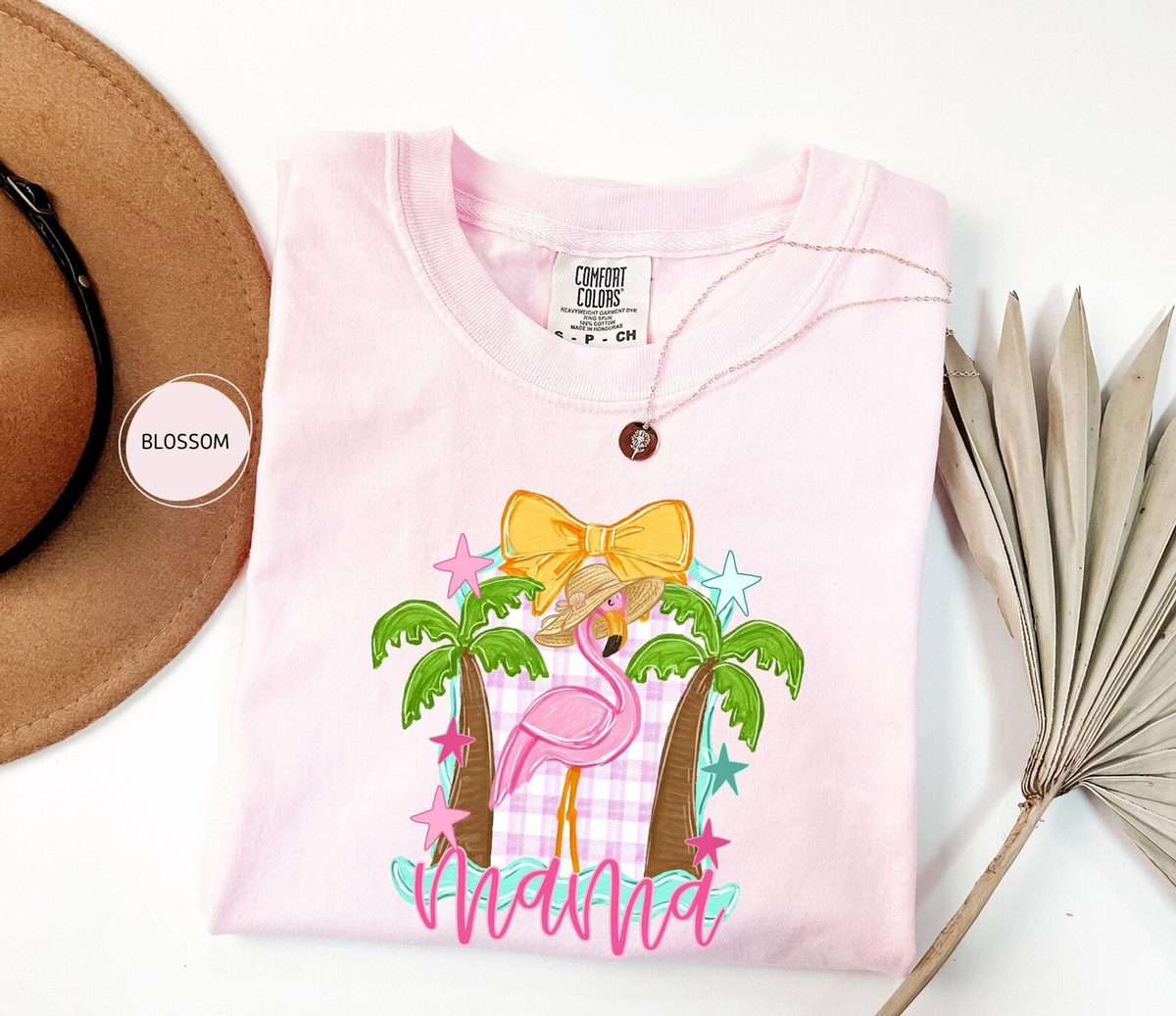 Comfort Colors Flamingo Mama Tee