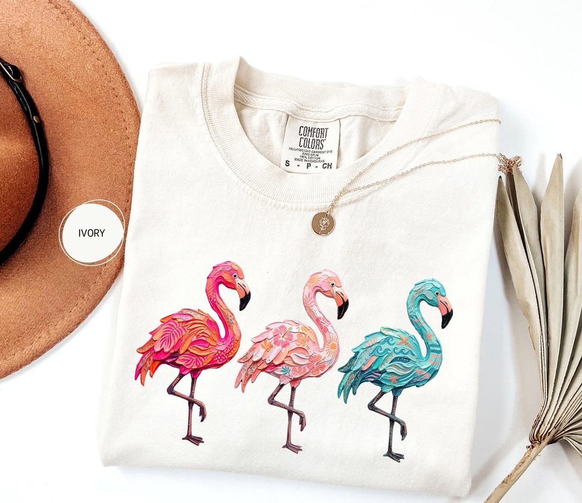 Comfort Colors Flamingo Summer Shirt