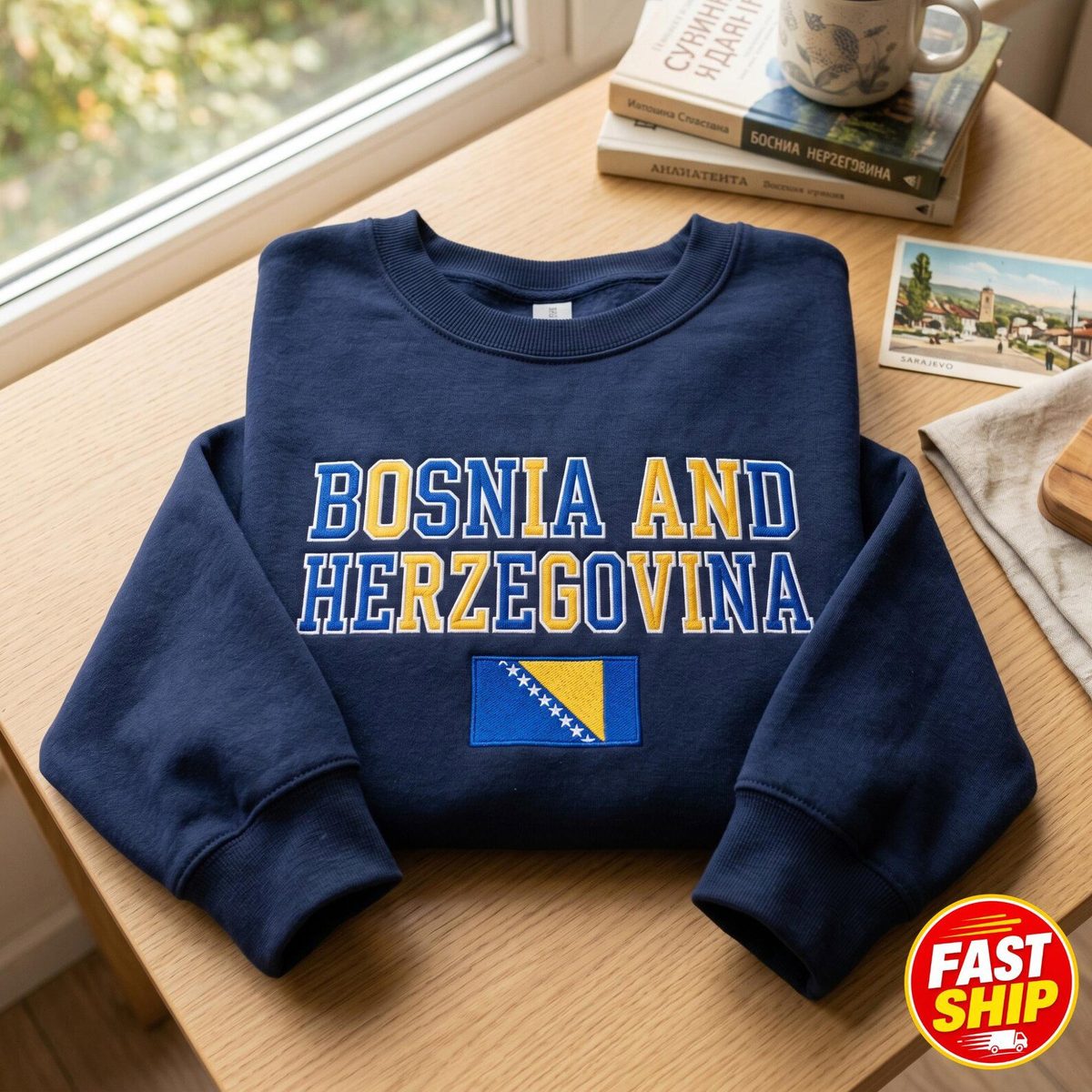 Embroidered Bosnia Sweatshirt