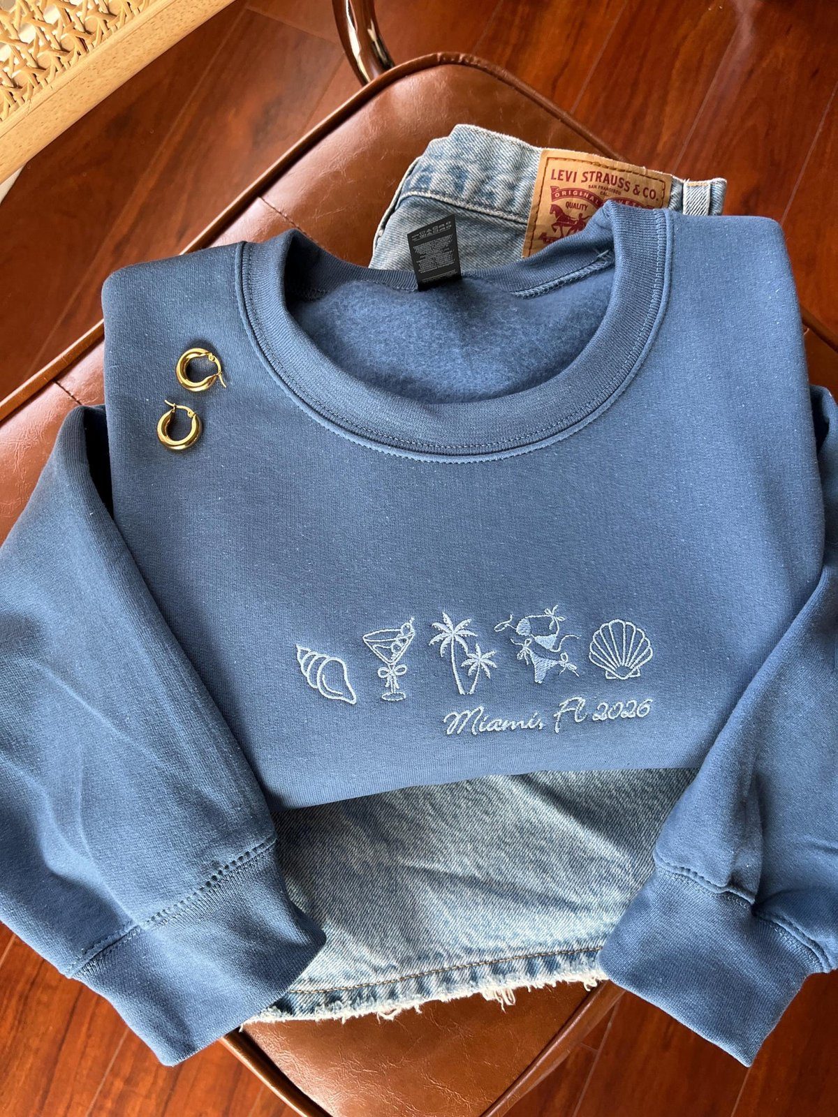 Embroidered Beach Bachelorette Sweatshirts