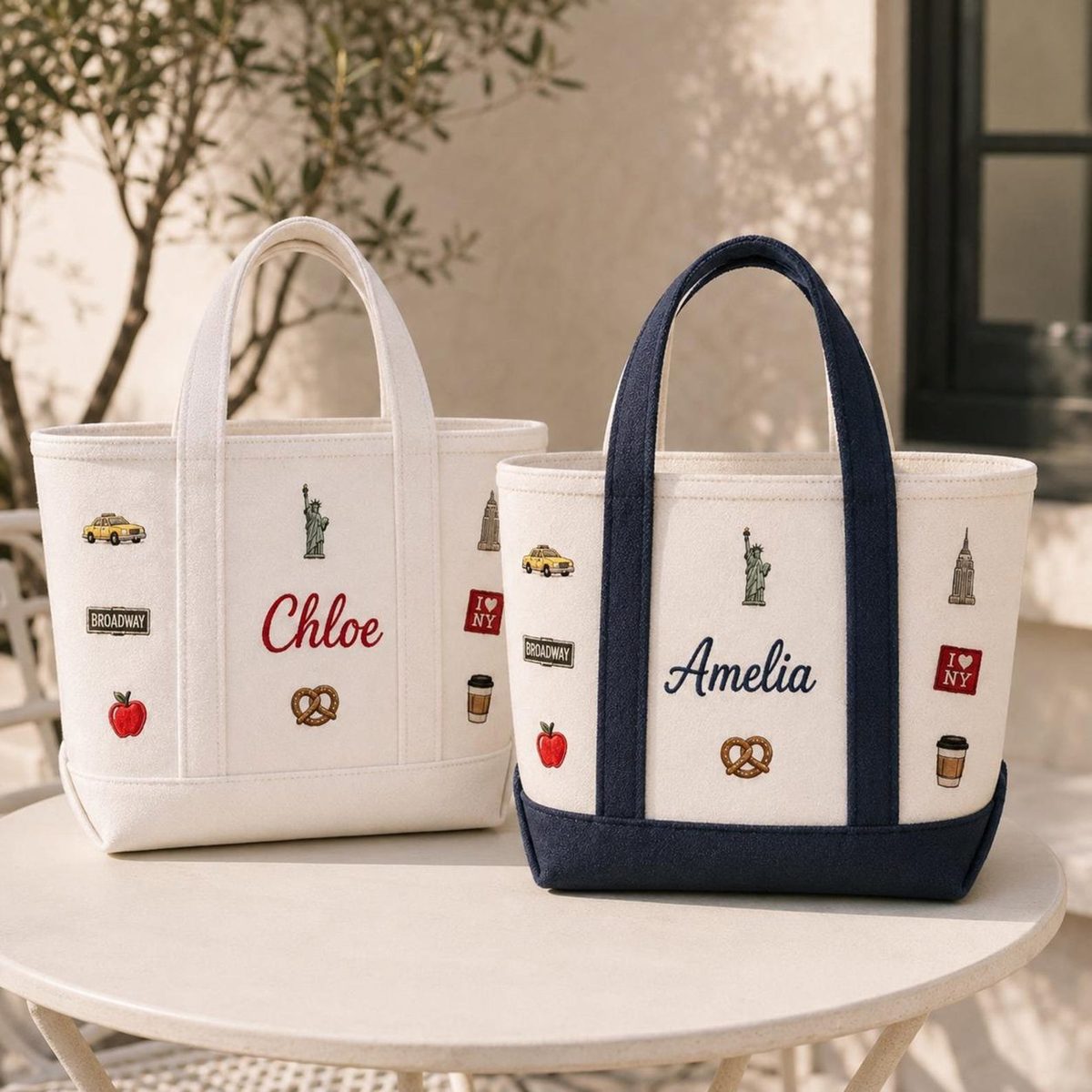 Personalized NYC Tote Bag
