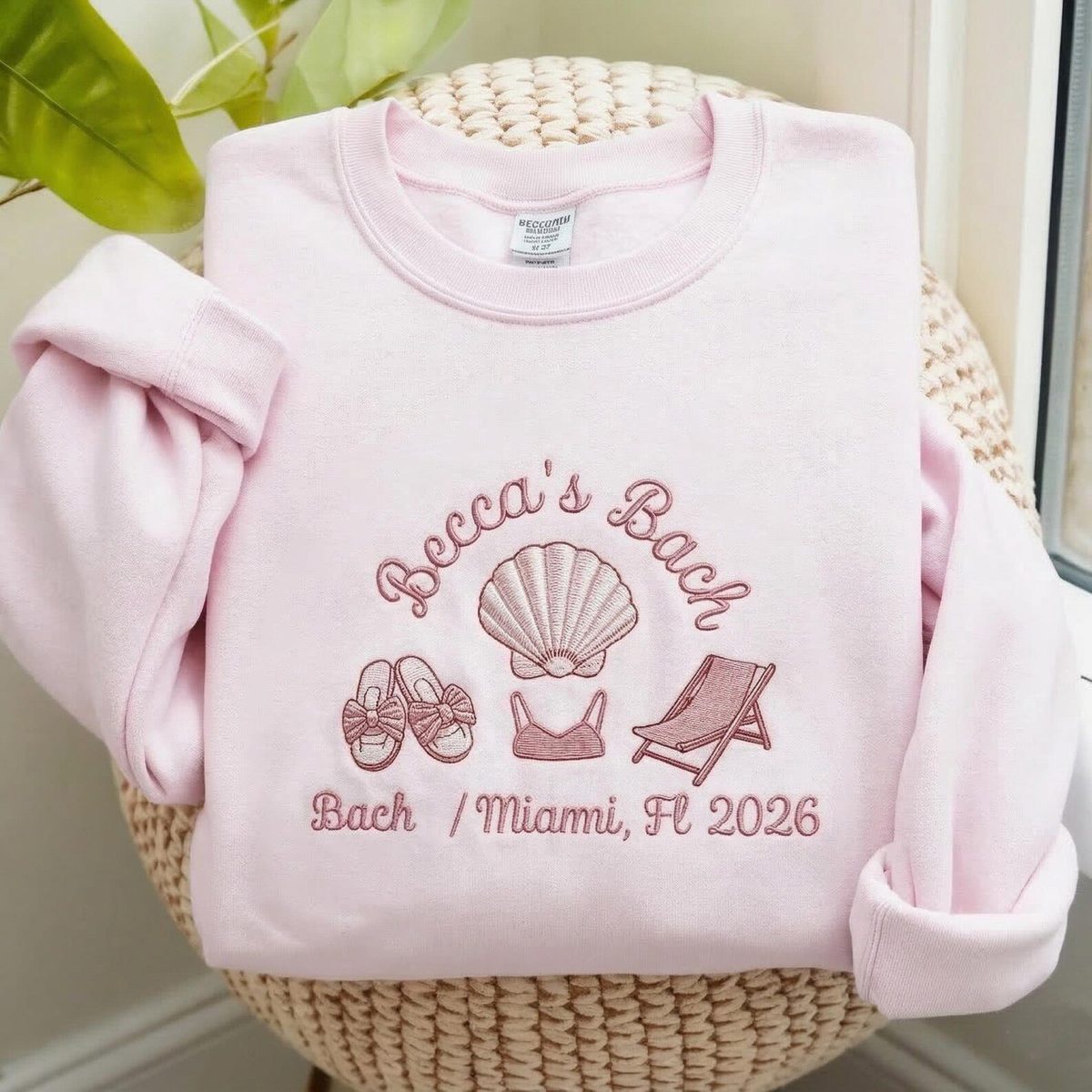 Custom Bachelorette Embroidered Sweatshirts