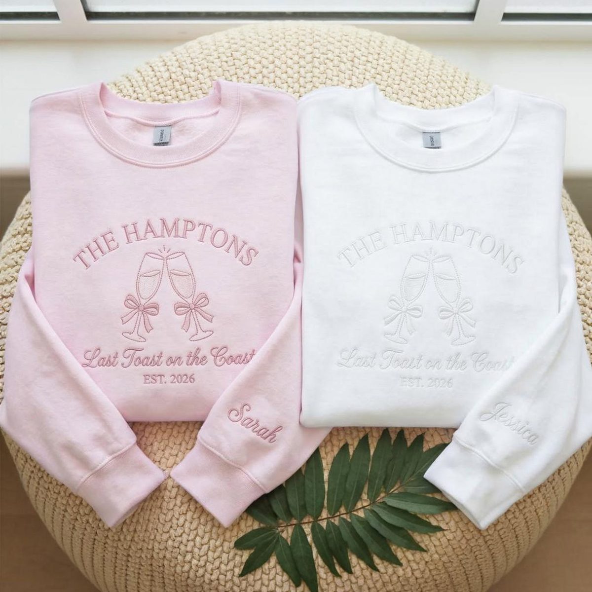 Beach Bachelorette Embroidered Sweatshirts