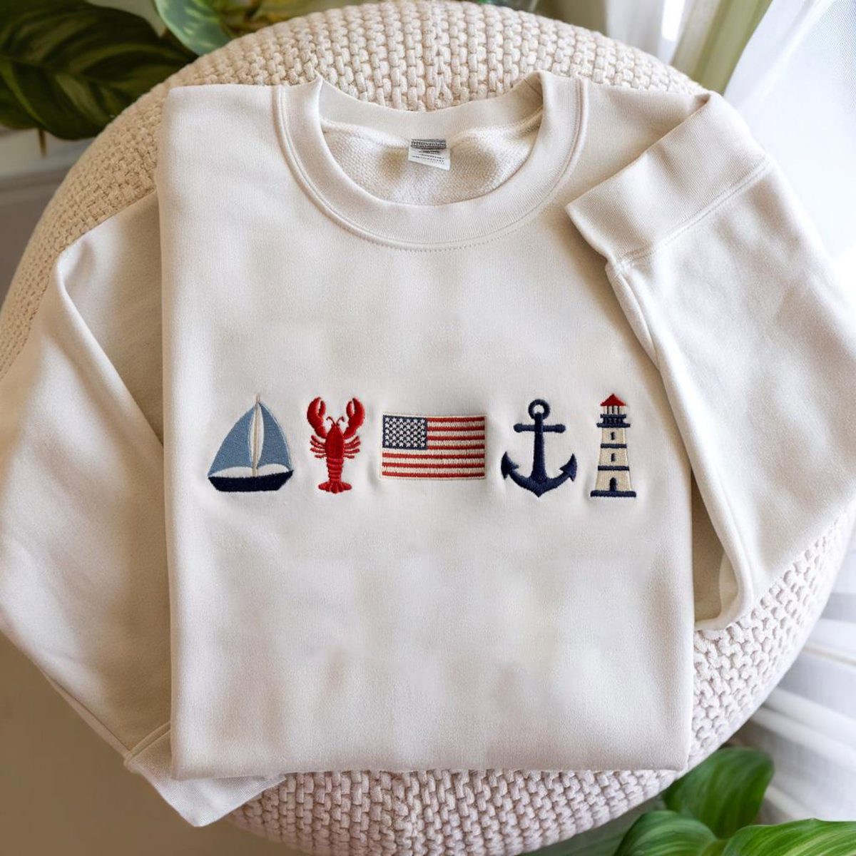 America East Coast Embroidered Sweatshirt