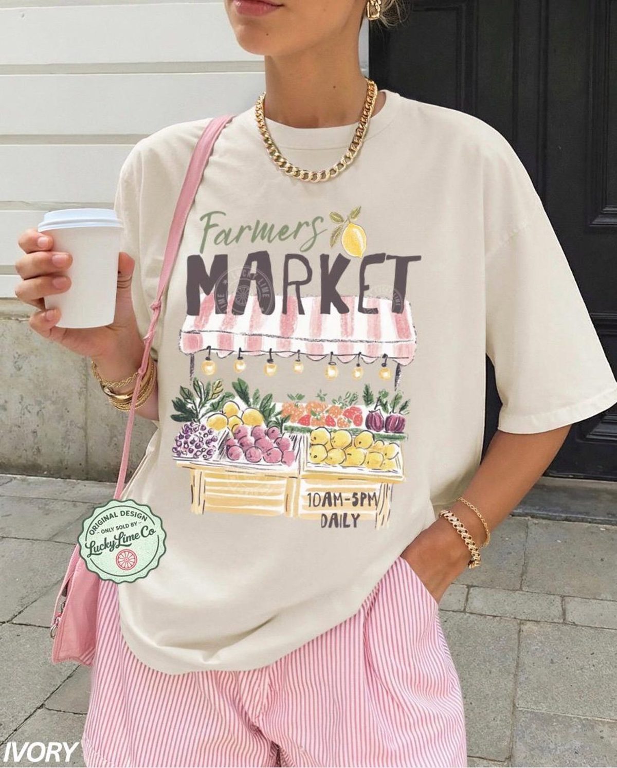 Farmers Market Shirt, Comfort Colors® Summer Graphic Tee
