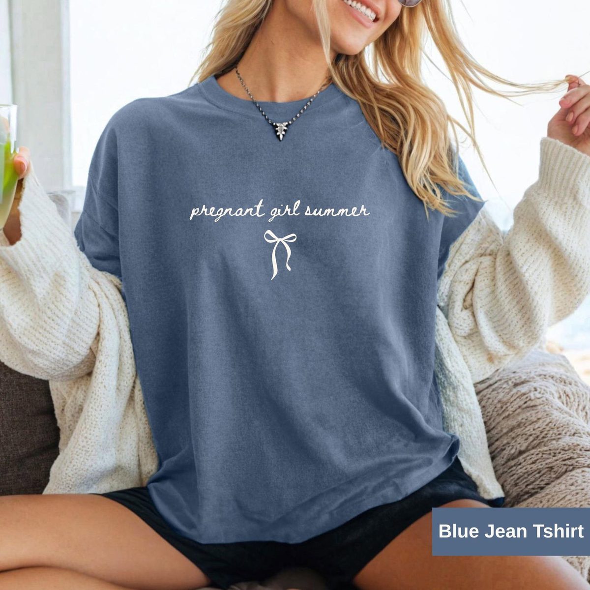 Pregnant Girl Summer Shirt