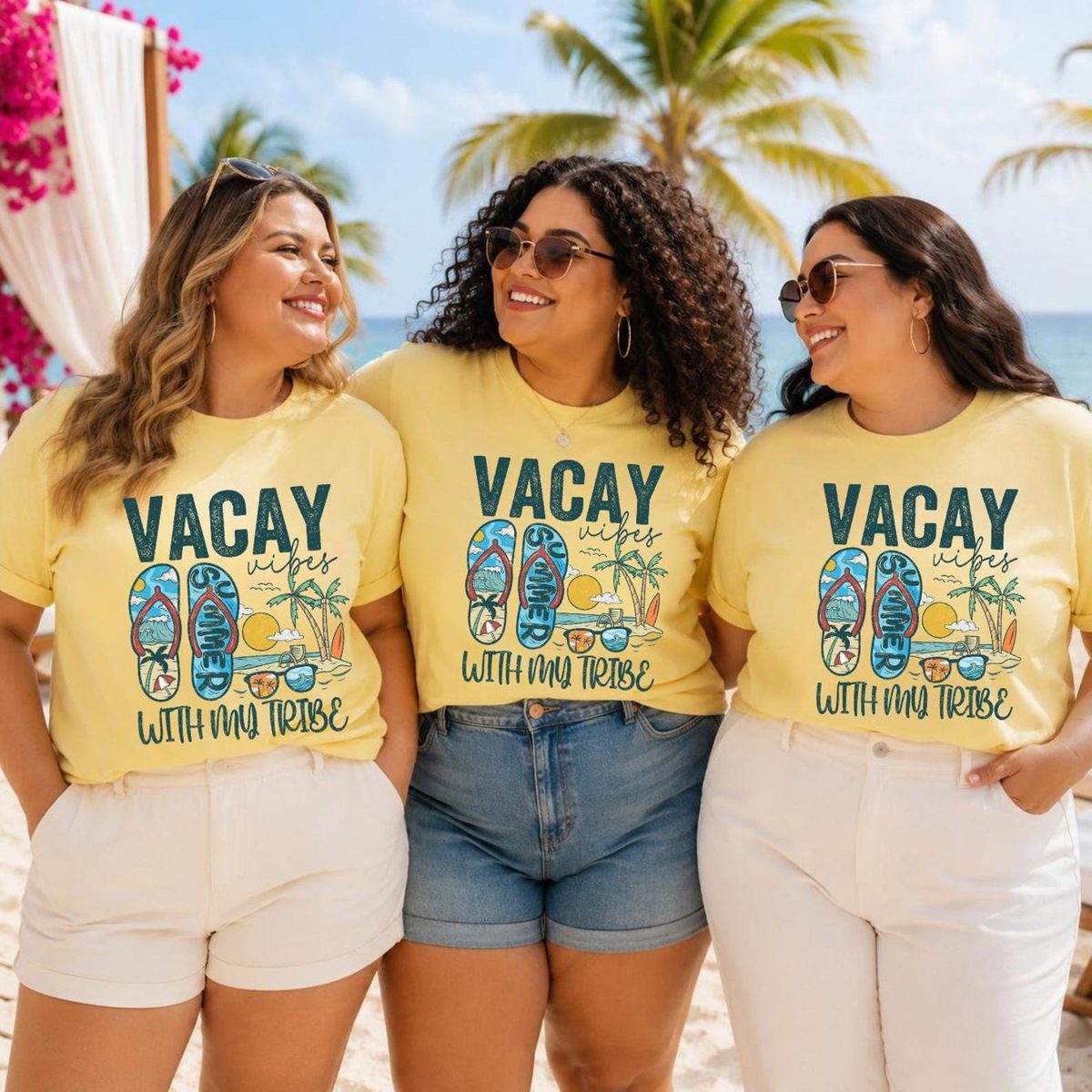 Plus size Matching Vacation Shirts
