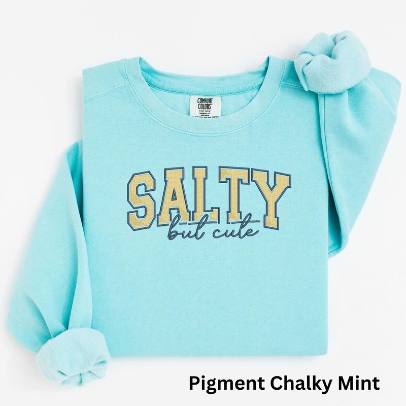 Salty Embroidered Sweatshirt – image 5