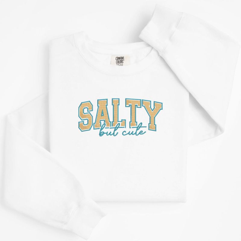 Salty Embroidered Sweatshirt – image 8