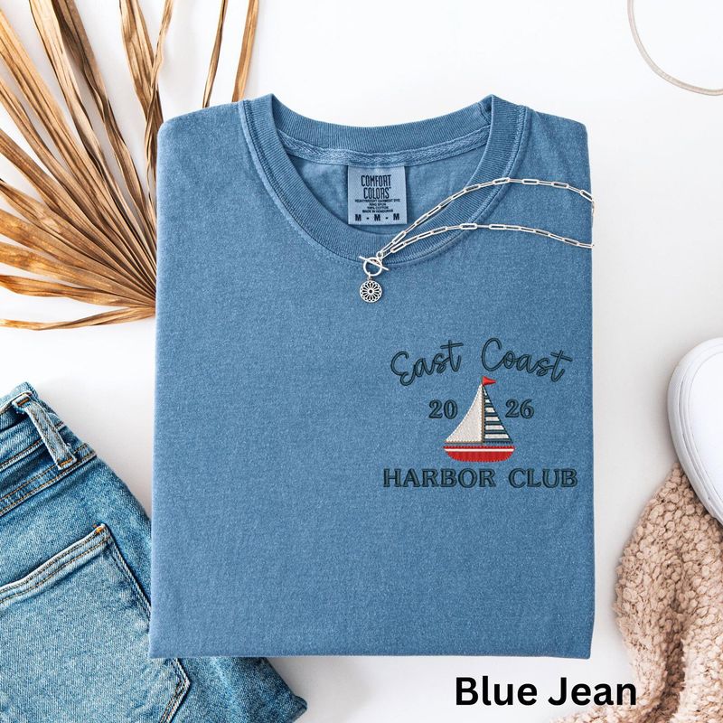 Embroidered Sailboat T-Shirt – image 6