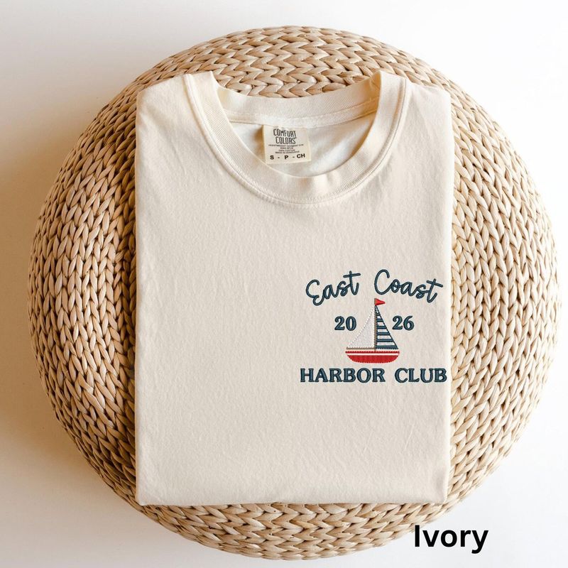 Embroidered Sailboat T-Shirt – image 8
