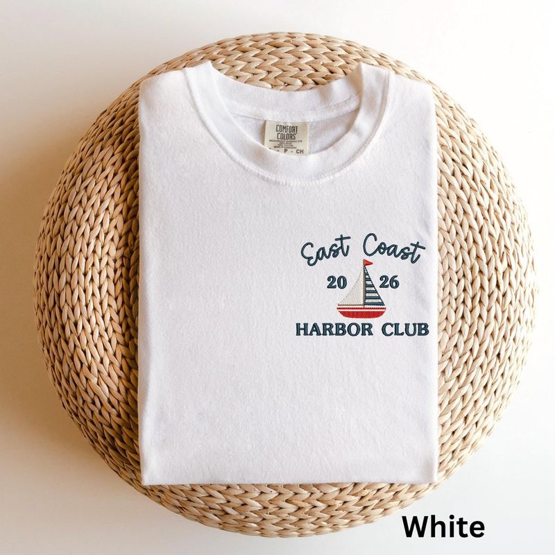 Embroidered Sailboat T-Shirt – image 9
