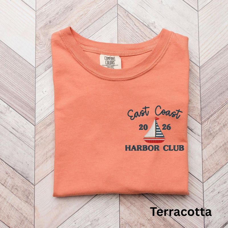 Embroidered Sailboat T-Shirt – image 10