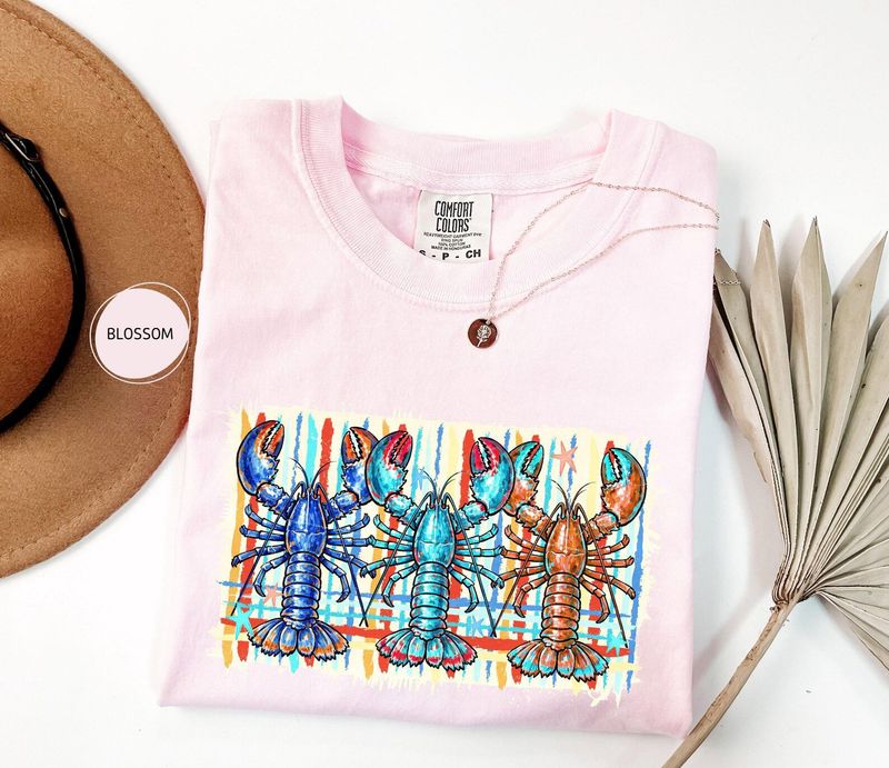 Comfort Colors Summer Lobster Shirt – image 5