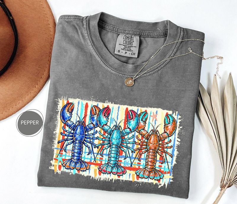 Comfort Colors Summer Lobster Shirt – image 6