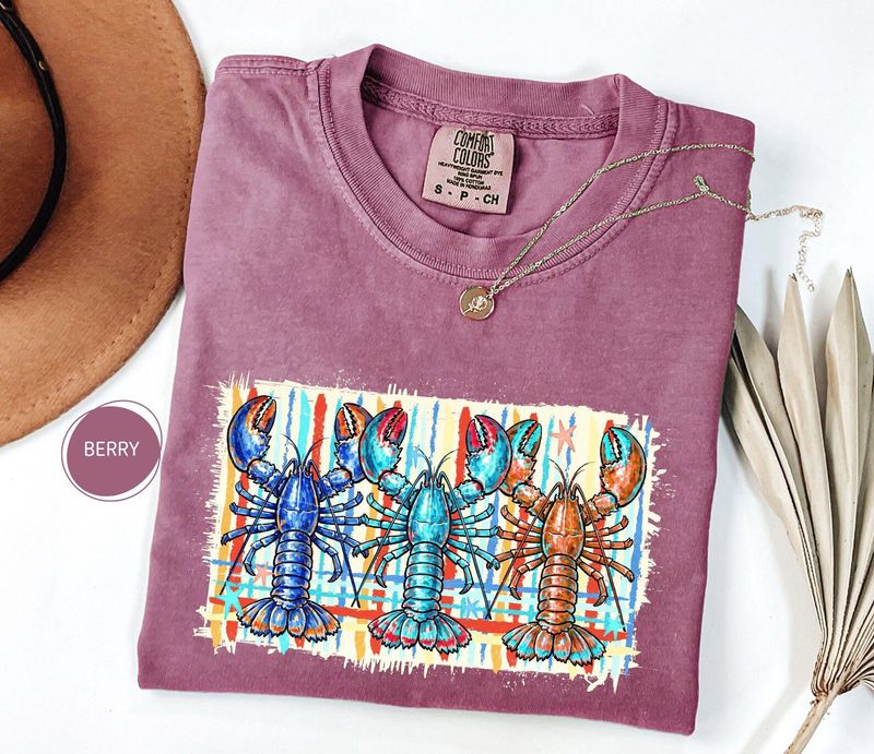 Comfort Colors Summer Lobster Shirt – image 7