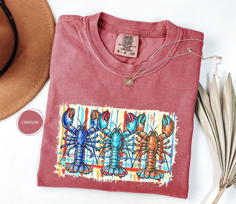 Comfort Colors Summer Lobster Shirt – image 8