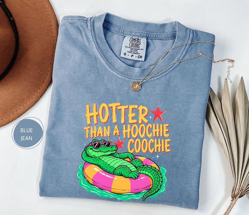 Comfort Colors Hoochie Coochie Gator Shirt – image 4