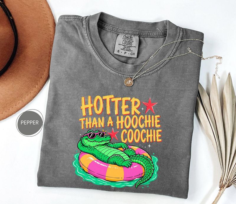Comfort Colors Hoochie Coochie Gator Shirt – image 5