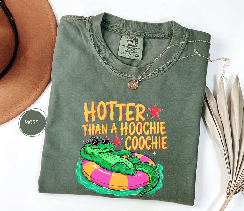 Comfort Colors Hoochie Coochie Gator Shirt – image 6