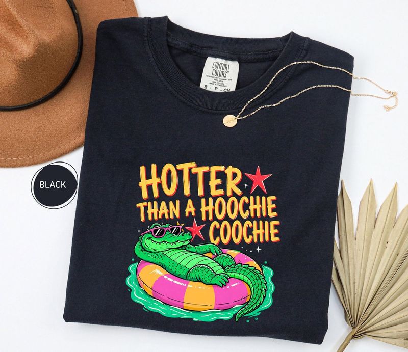 Comfort Colors Hoochie Coochie Gator Shirt – image 7