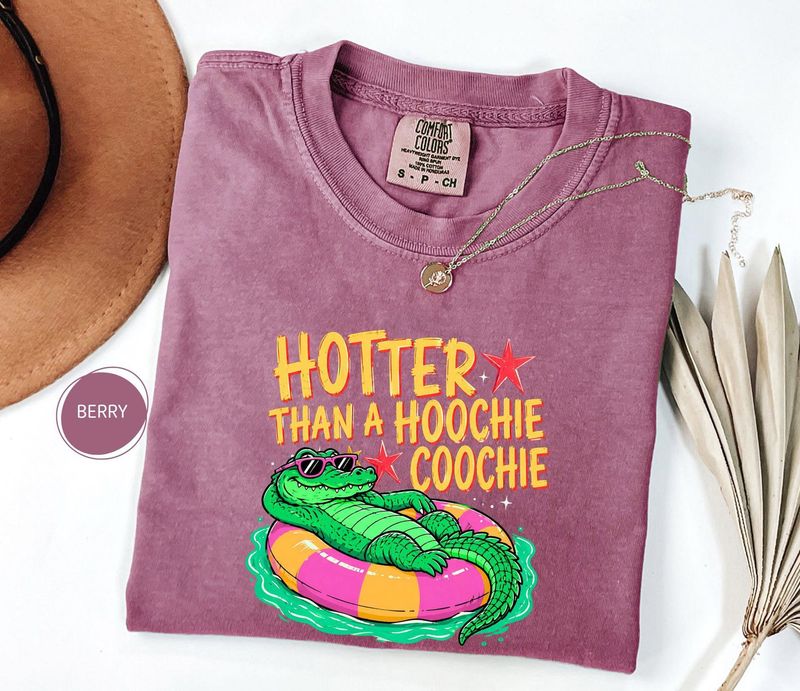 Comfort Colors Hoochie Coochie Gator Shirt – image 9
