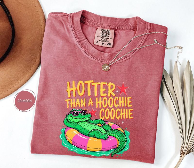 Comfort Colors Hoochie Coochie Gator Shirt – image 8