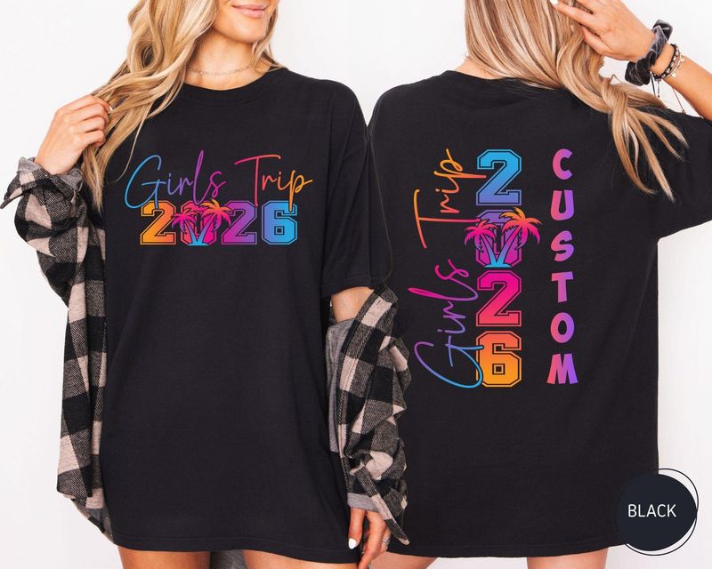 Comfort Colors® Custom Girls Trip 2026 Shirt – image 3