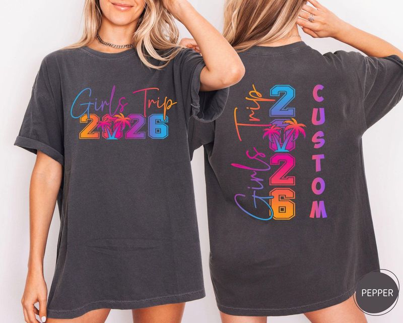 Comfort Colors® Custom Girls Trip 2026 Shirt – image 5