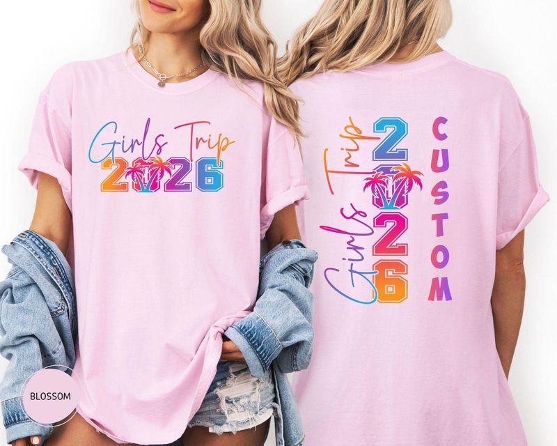 Comfort Colors® Custom Girls Trip 2026 Shirt – image 4