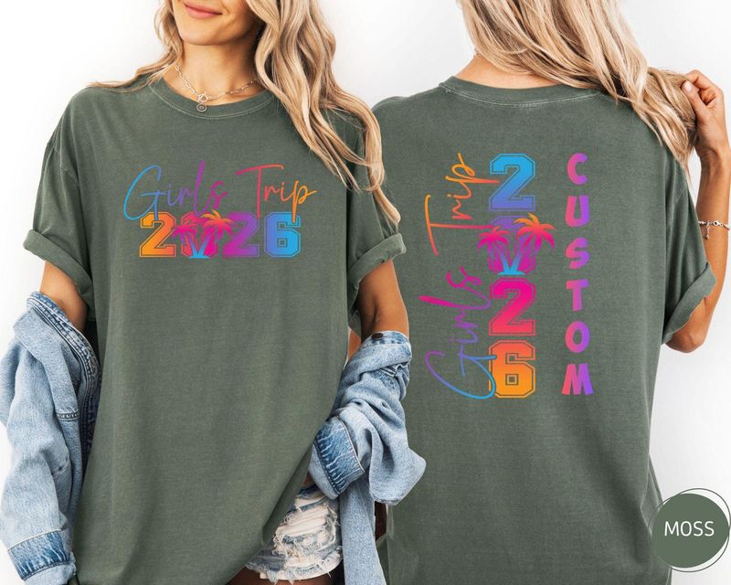 Comfort Colors® Custom Girls Trip 2026 Shirt – image 7