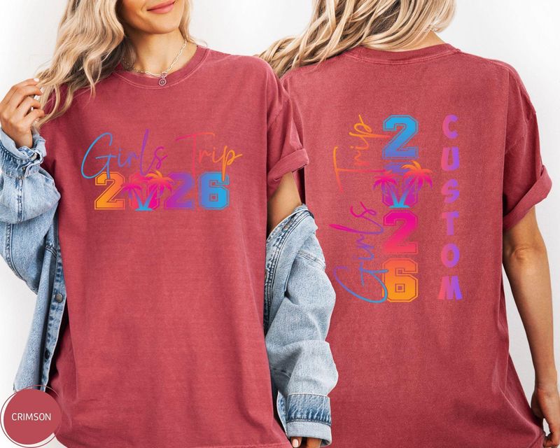 Comfort Colors® Custom Girls Trip 2026 Shirt – image 8