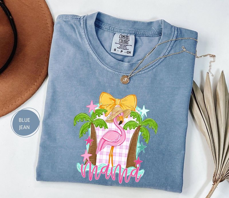 Comfort Colors Flamingo Mama Tee – image 7