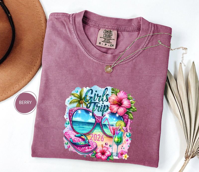 Comfort Colors Girls Trip 2026 Shirt – image 8