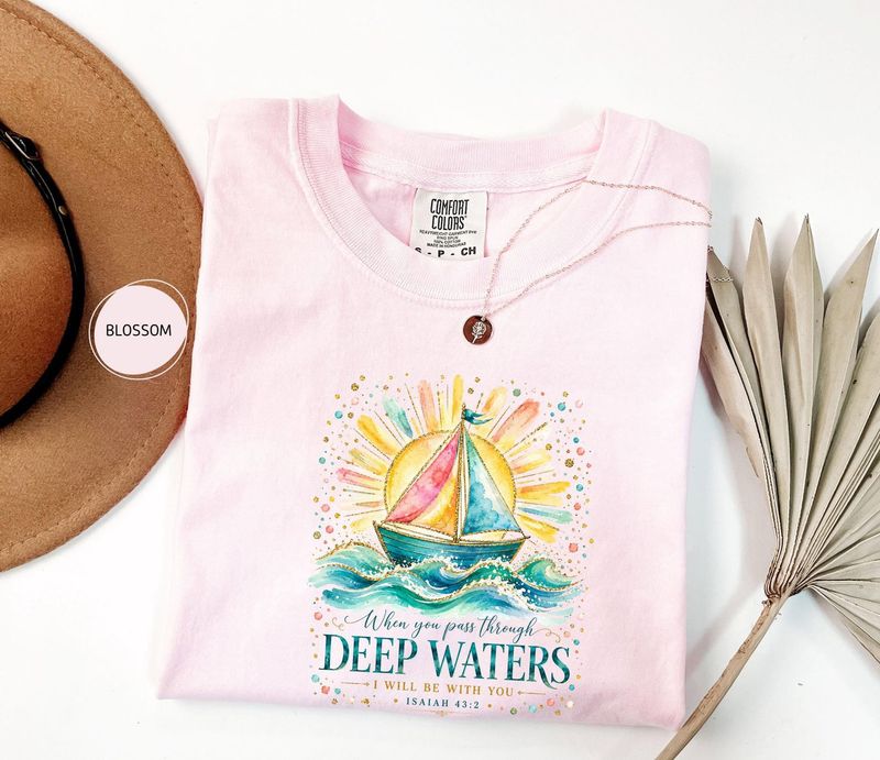 Comfort Colors Pass Through Deep Waters Shirt – image 3