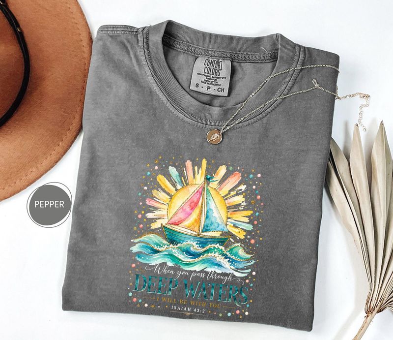 Comfort Colors Pass Through Deep Waters Shirt – image 5