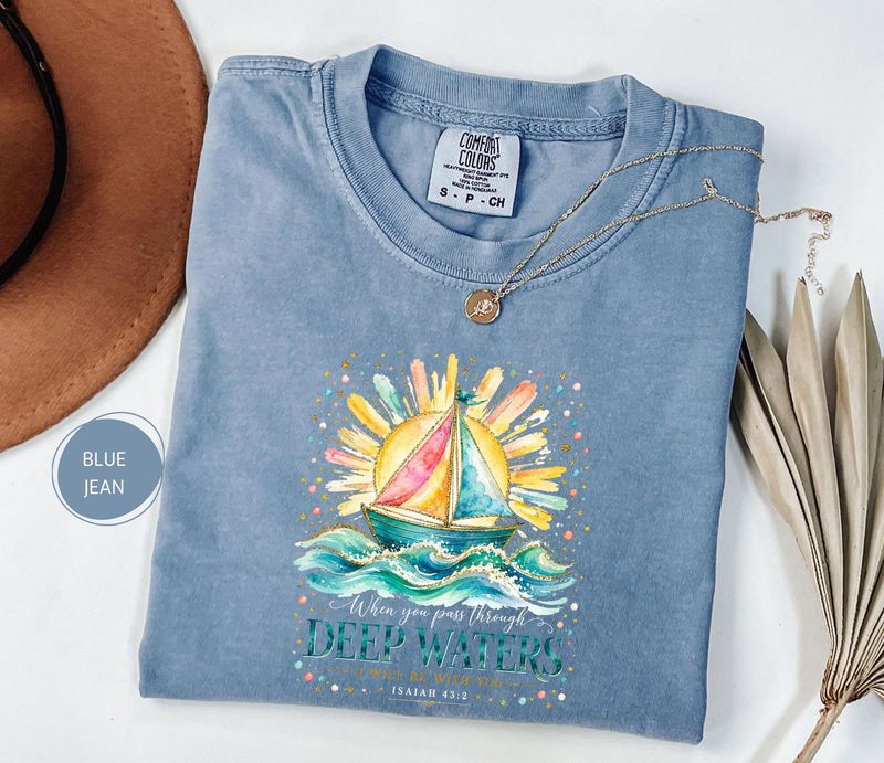 Comfort Colors Pass Through Deep Waters Shirt – image 4