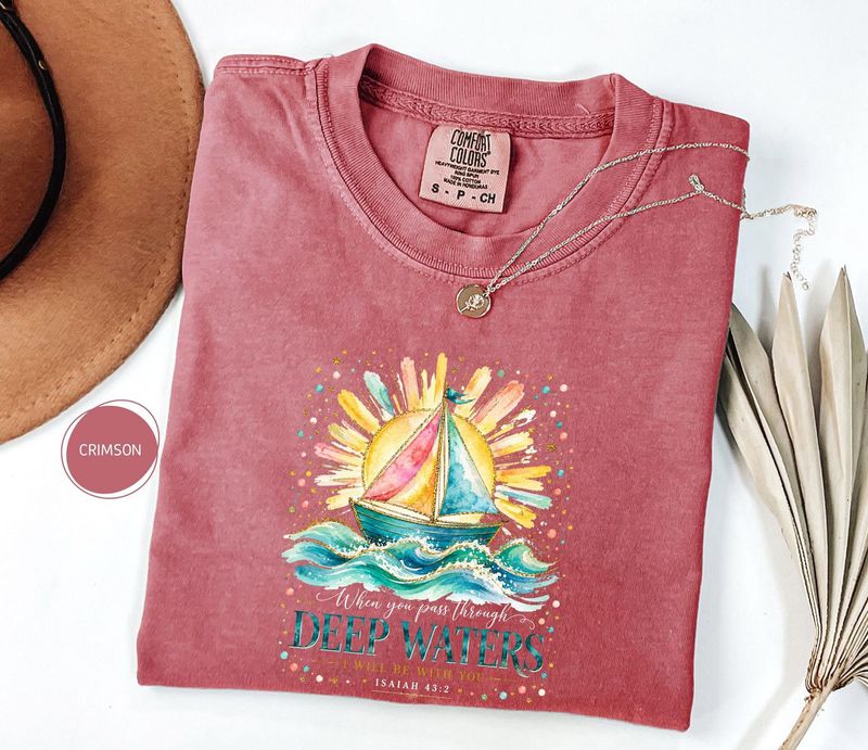 Comfort Colors Pass Through Deep Waters Shirt – image 8