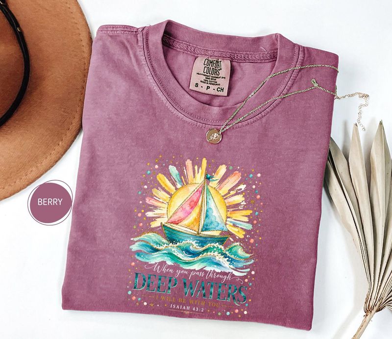 Comfort Colors Pass Through Deep Waters Shirt – image 9
