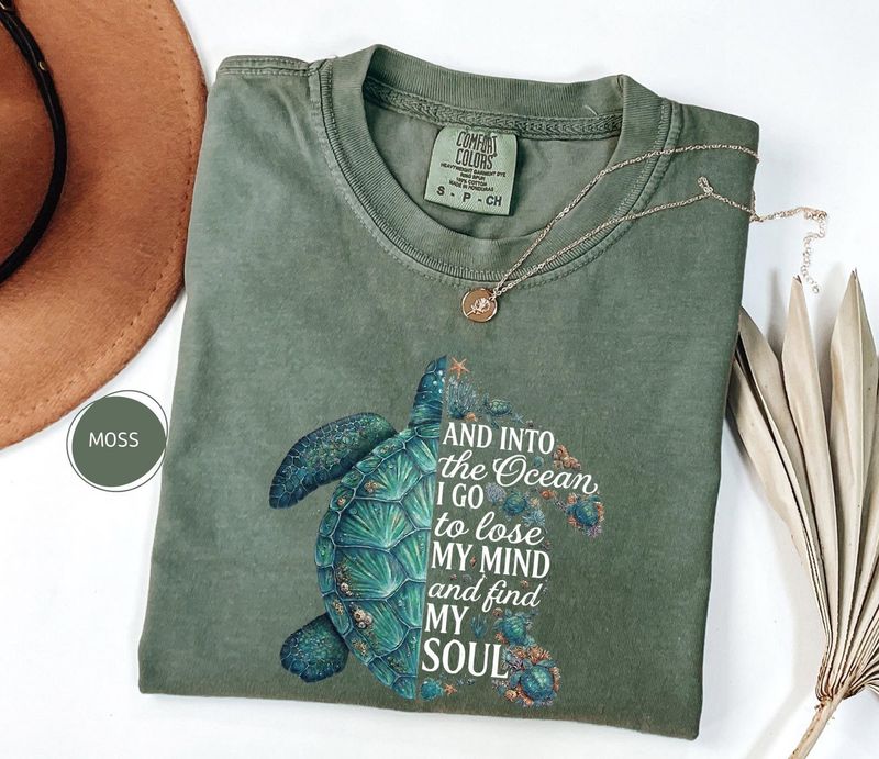 Comfort Colors Sea Turtle Shirt – image 7
