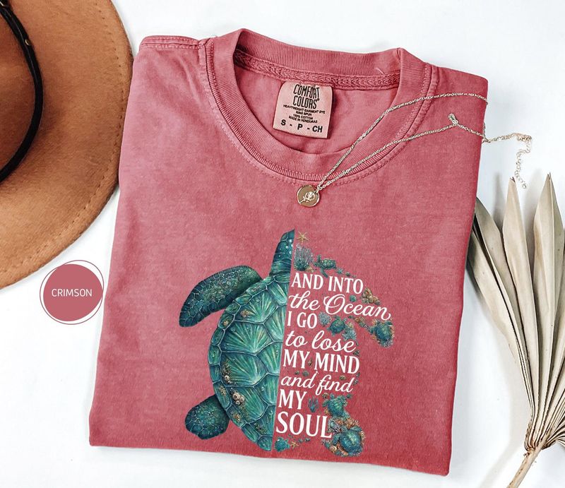 Comfort Colors Sea Turtle Shirt – image 9