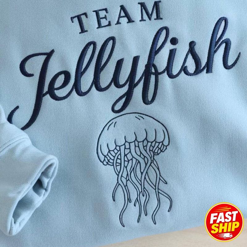 Embroidered Jellyfish Sweatshirt – image 3