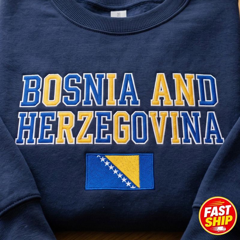 Embroidered Bosnia Sweatshirt – image 3