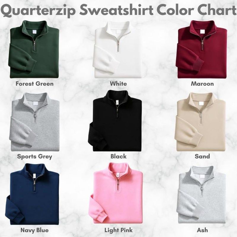 Custom Camp Bachelorette Quarter Zip Sweatshirt – image 6