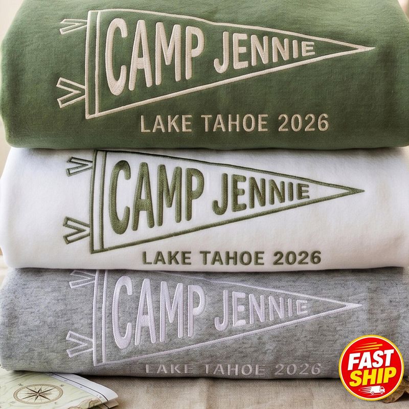 Custom Camp Bachelorette Sweatshirt: Lake Weekend Bach Party Tee – image 3