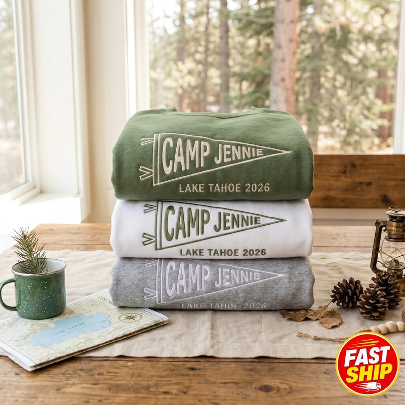 Custom Camp Bachelorette Sweatshirt: Lake Weekend Bach Party Tee – image 4