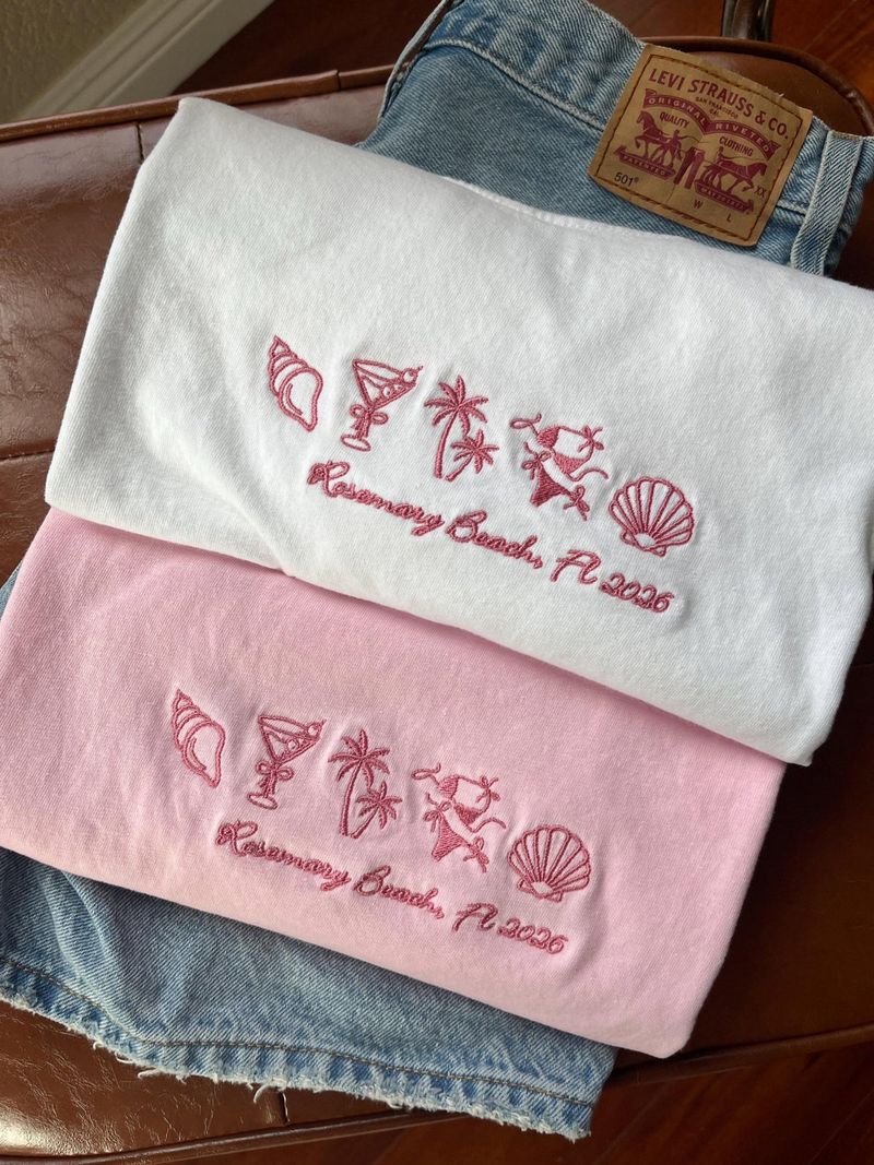 Embroidered Beach Bachelorette Sweatshirts – image 6