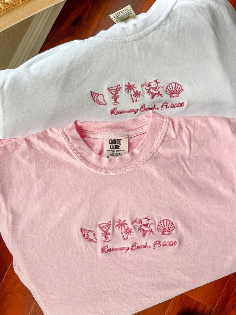 Embroidered Beach Bachelorette Shirts – image 4